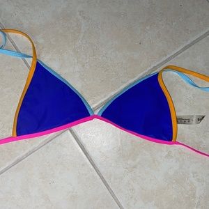 Shein Neon Bikini Top